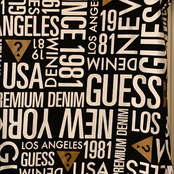 Guess New York Los Angeles Graphic Womens Top Size XS - Picture 2 of 12